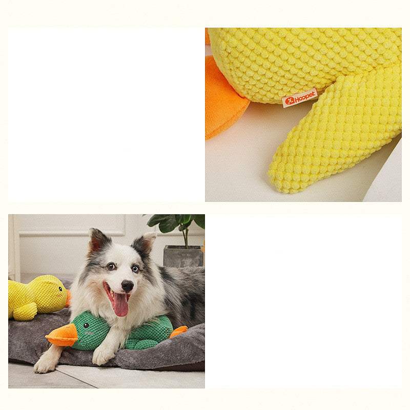 Plush Goose Dog Chew Toy | Bite-Resistant Molars
