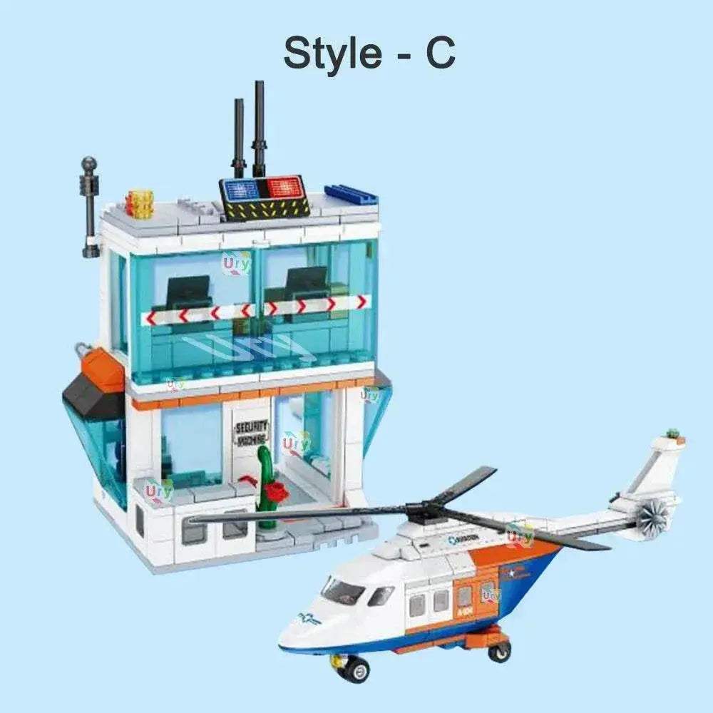  3in1 City Series Aviation Cargo Plane Building Blocks Set -  ToylandEU™
