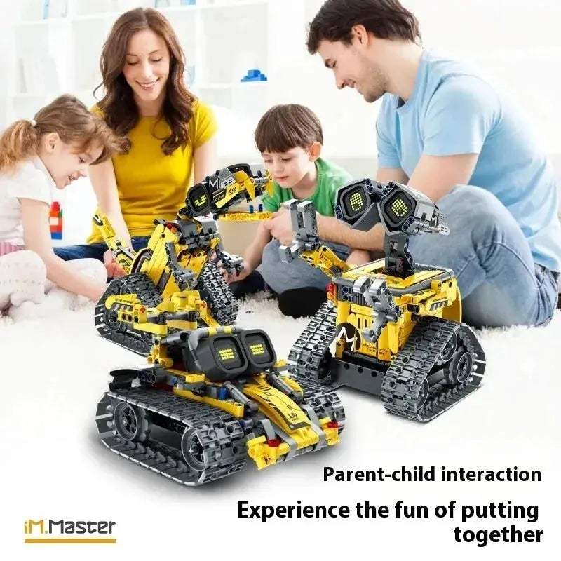 3in1 LED RC Robot Building Blocks Educational Toy For Kids - ToylandEU