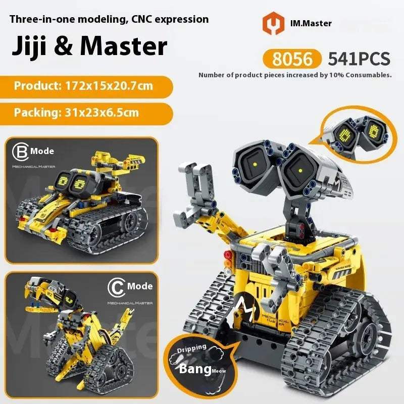 3in1 LED RC Robot Building Blocks Educational Toy For Kids - ToylandEU