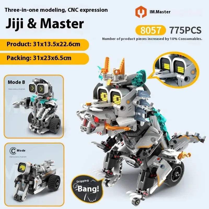 3in1 LED RC Robot Building Blocks Educational Toy For Kids - ToylandEU