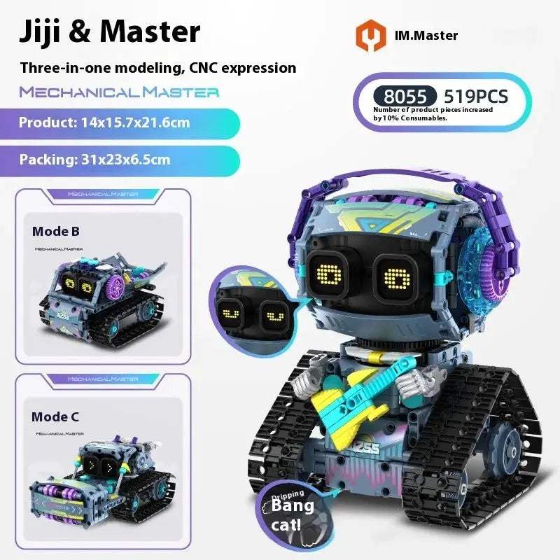 3in1 LED RC Robot Building Blocks Educational Toy For Kids - ToylandEU