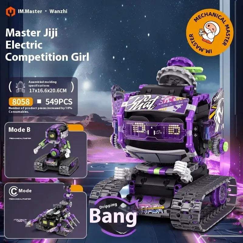 3in1 LED RC Robot Building Blocks Educational Toy For Kids - ToylandEU