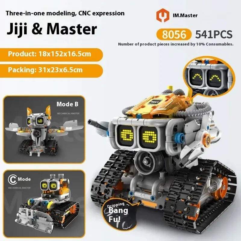 3in1 LED RC Robot Building Blocks Educational Toy For Kids - ToylandEU