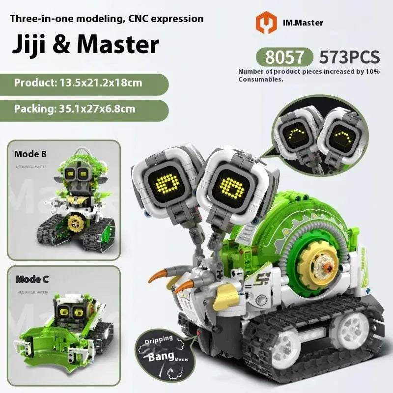 3in1 LED RC Robot Building Blocks Educational Toy For Kids - ToylandEU