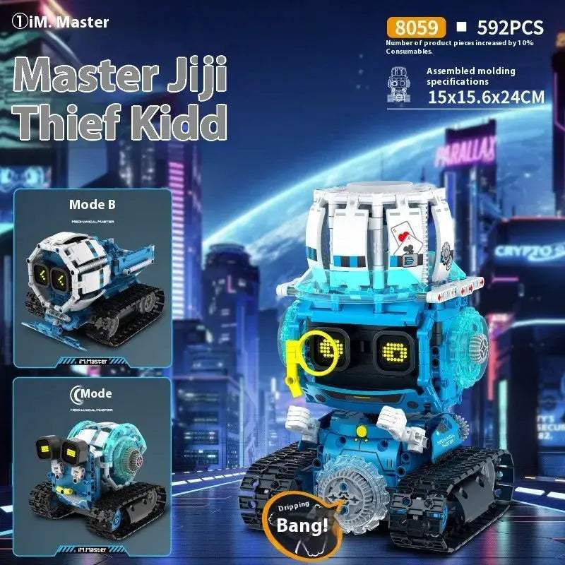3in1 LED RC Robot Building Blocks Educational Toy For Kids - ToylandEU