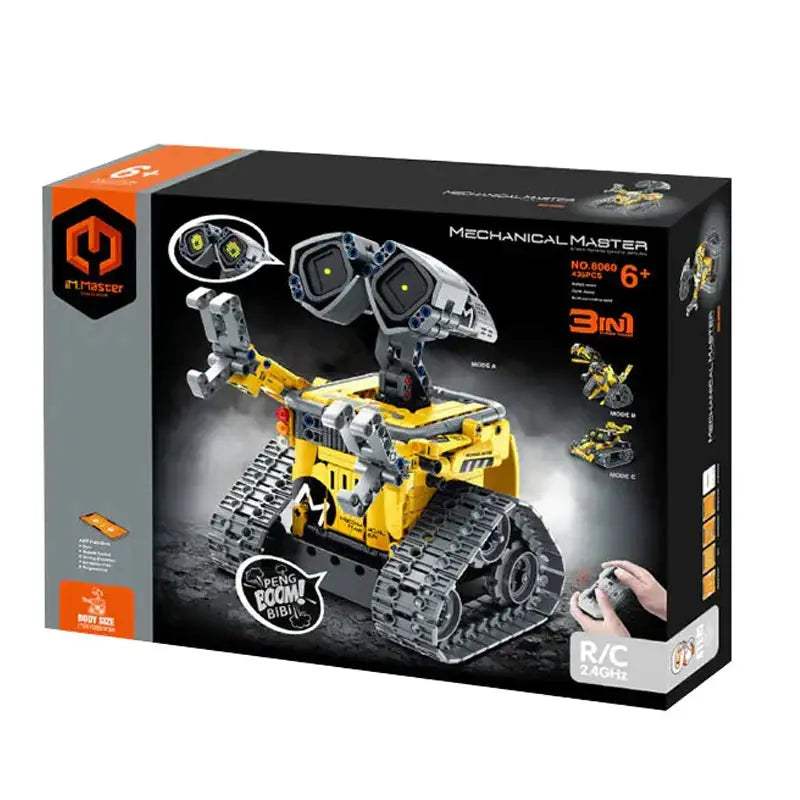 3in1 LED RC Robot Building Blocks Educational Toy For Kids - ToylandEU