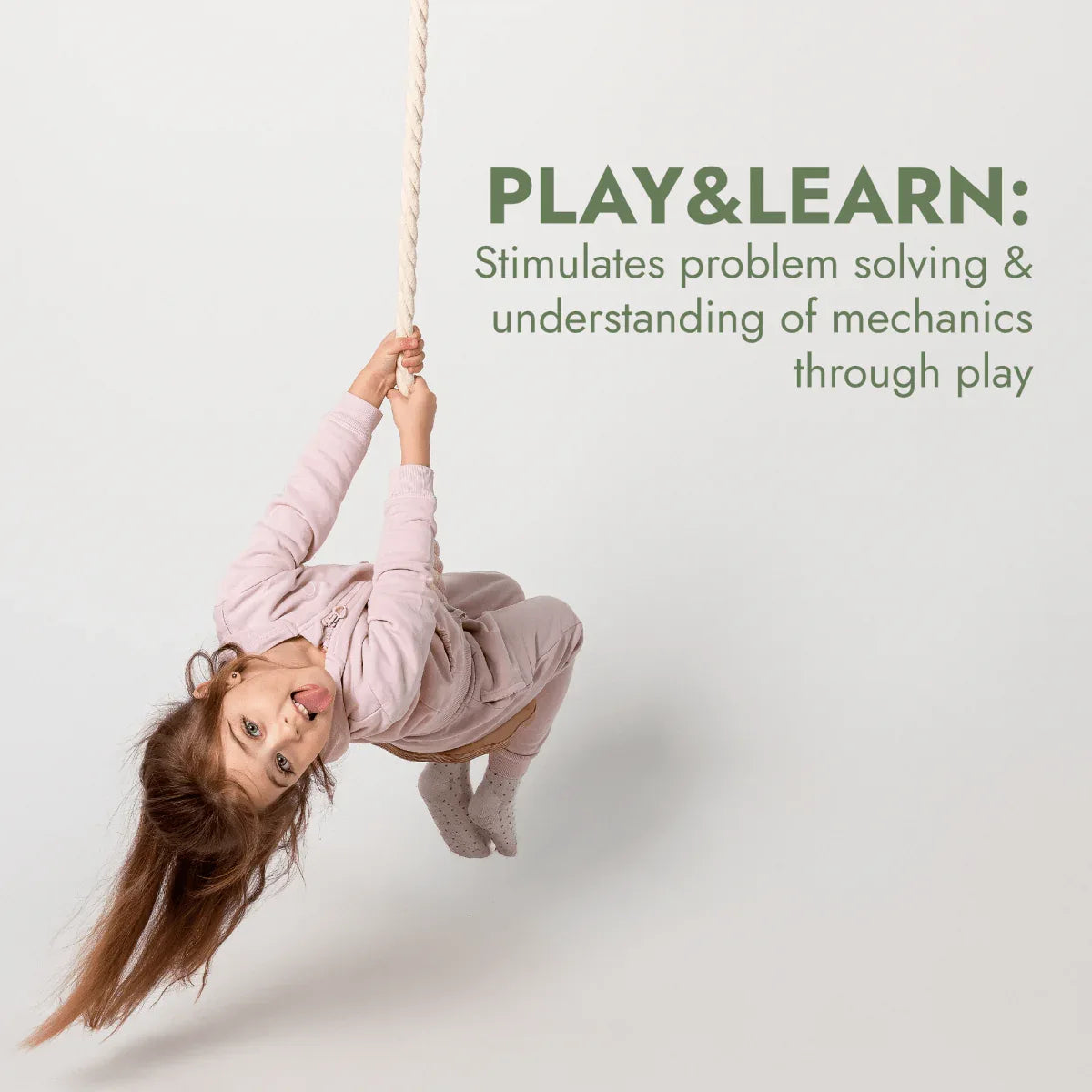 3in1 Swing & Climbing Set: Rope Ladder, Gym Rings & Disc Swing - ToylandEU