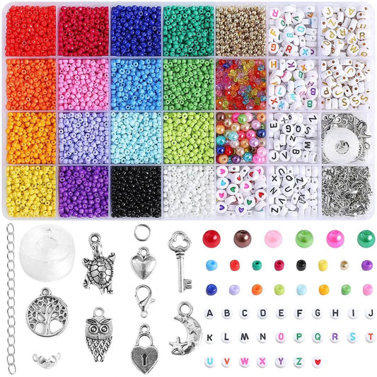  3mm Rice Beads Letter Beads DIY Jewelry Kit -  ToylandEU™