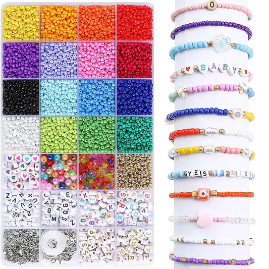  3mm Rice Beads Letter Beads DIY Jewelry Kit -  ToylandEU™