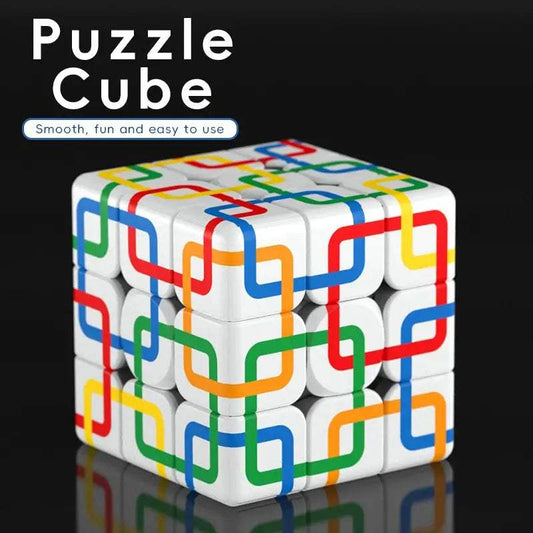Square grid speed cube, 3x3 speed cube puzzle cube, 3x3x3 puzzle， Ideal Cube Puzzle Toy for Kids and Adults, Christmas/Birthday - ToylandEU