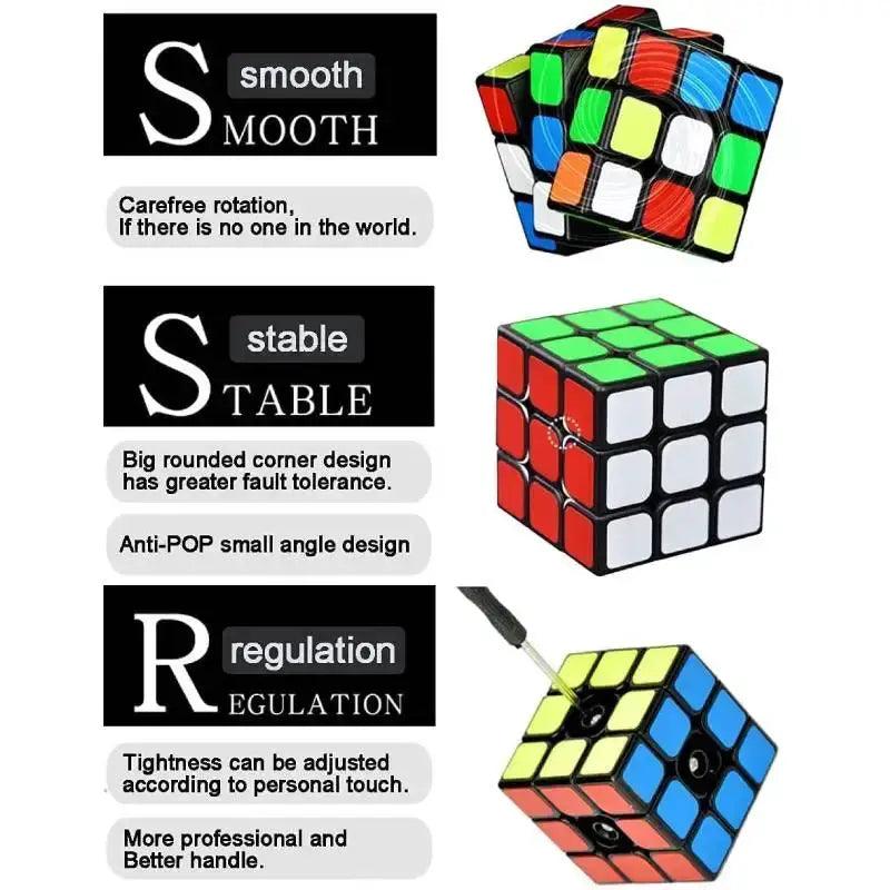  3x3 Speed Cube Puzzle With Smooth Turns For Pros -  ToylandEU™