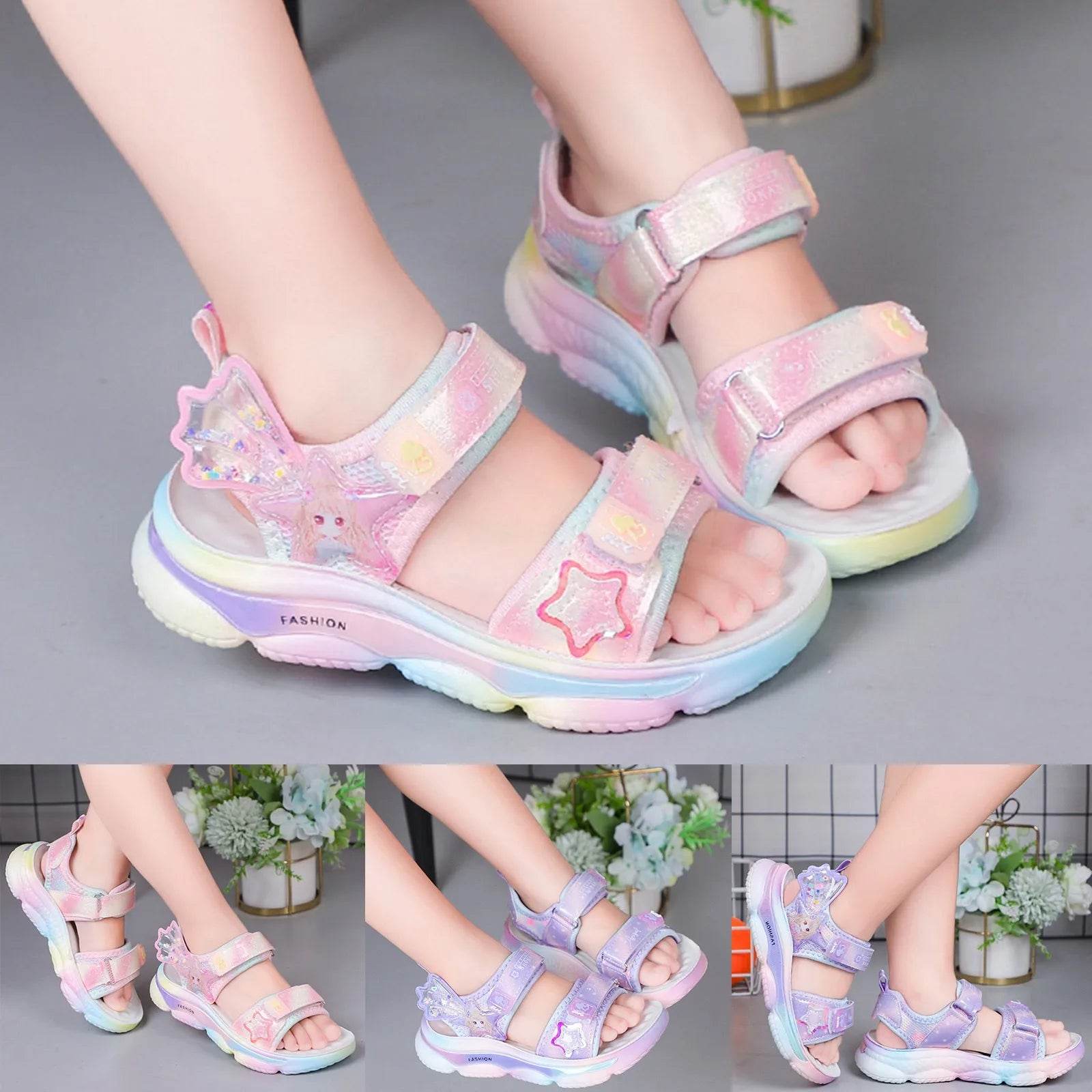 4-12Y Kids Summer Sandals Sports Shoes Girls Sneakers - ToylandEU