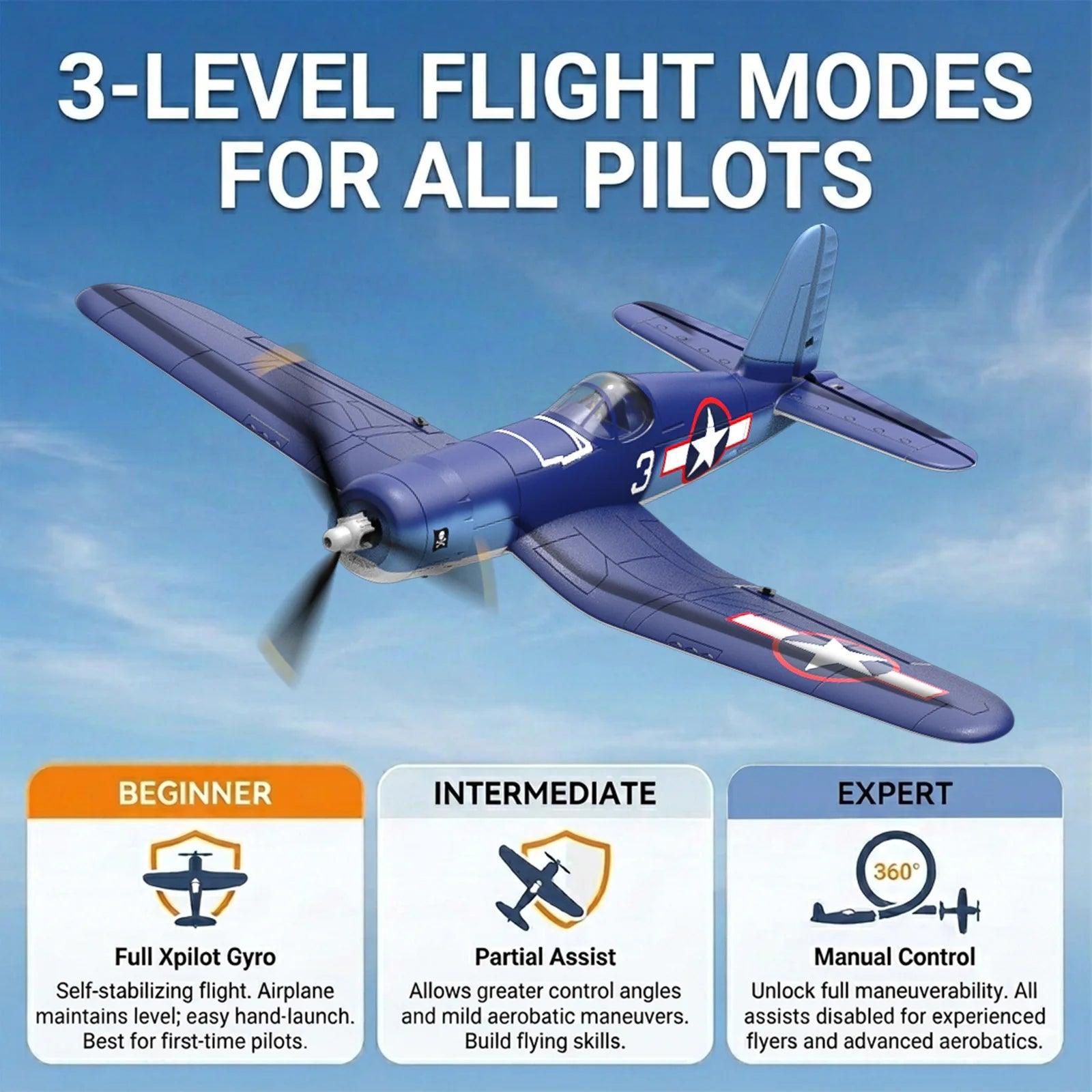 4 Channel Rc Airplane | 6 Axis Gyro | Toylandeu™