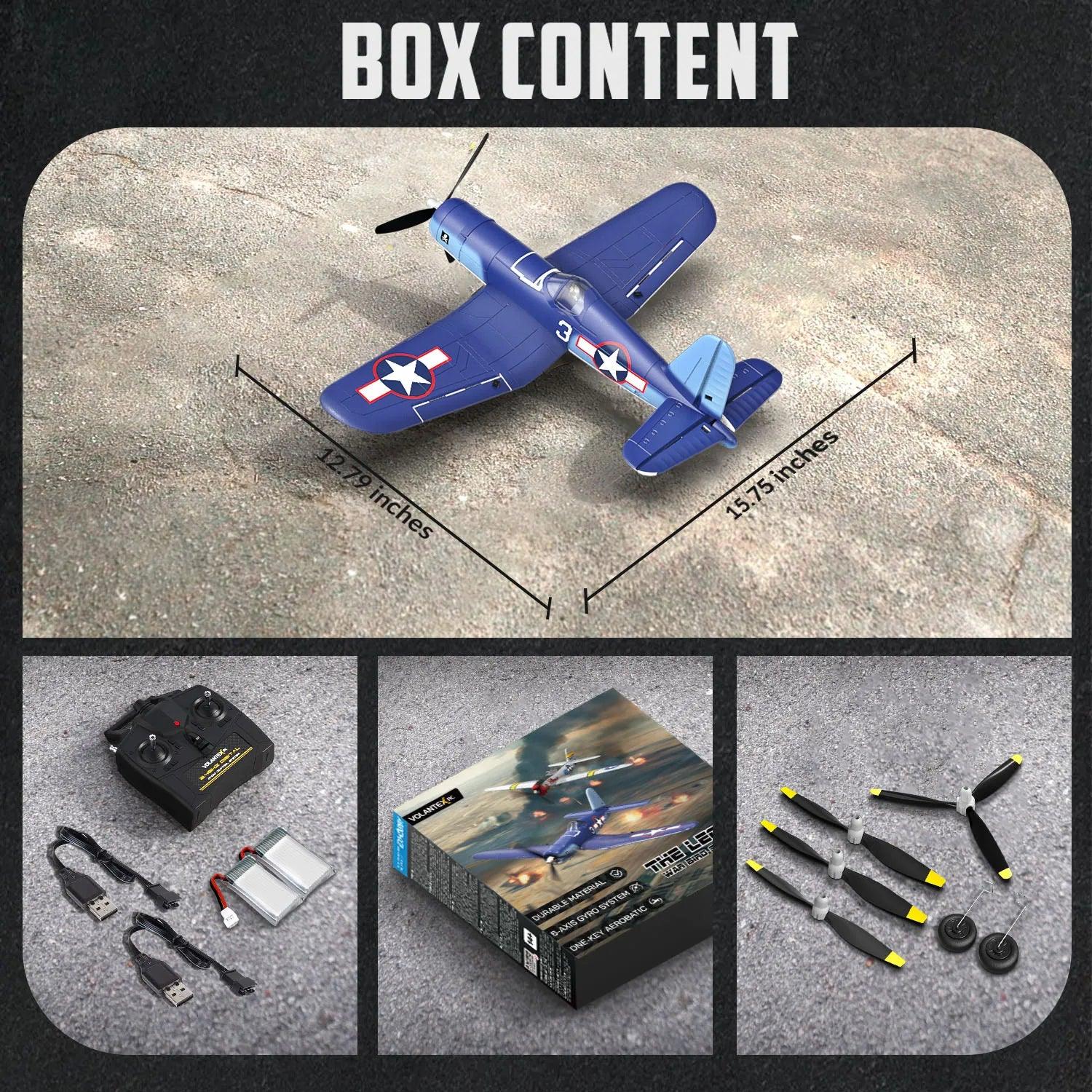 4 Channel Rc Airplane | 6 Axis Gyro | Toylandeu™