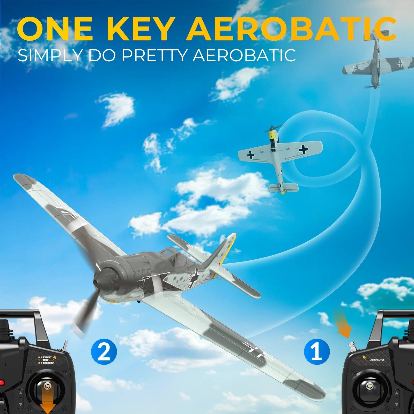 4 Channel Volantexrc Fw190 Rc Plane With Xpilot | Toylandeu