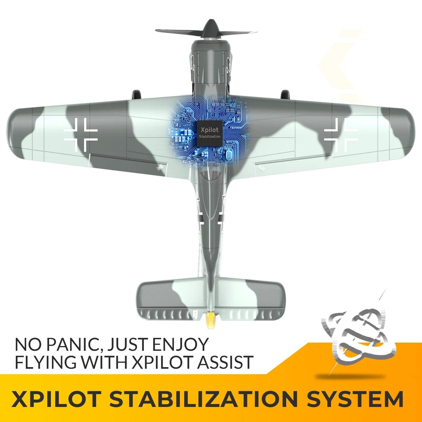 4 Channel Volantexrc Fw190 Rc Plane With Xpilot | Toylandeu