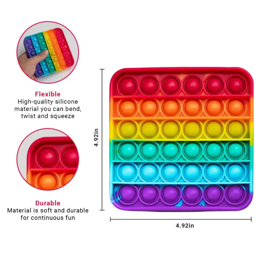 4 Extra Rainbow Fidget Mats (The Fidget Game: Sight Words) - The Fidget Games