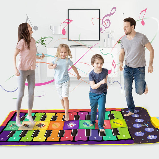 4 Styles Double Row Multifunction Musical Instrument Piano Mat Infant - ToylandEU