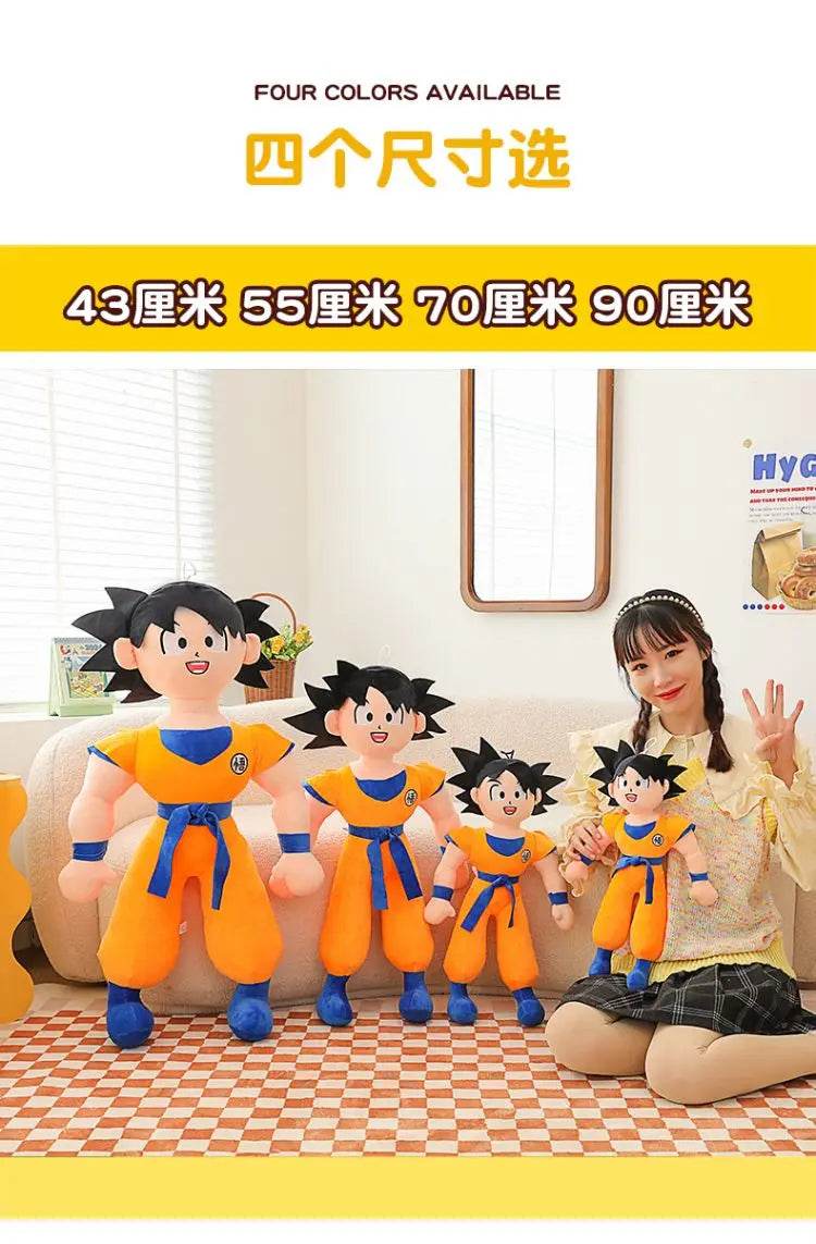 40/50/70CM Anime Dragon Ball Son Goku Plush Doll Pillow Large Kawaii Soft Stuffed Toy - ToylandEU