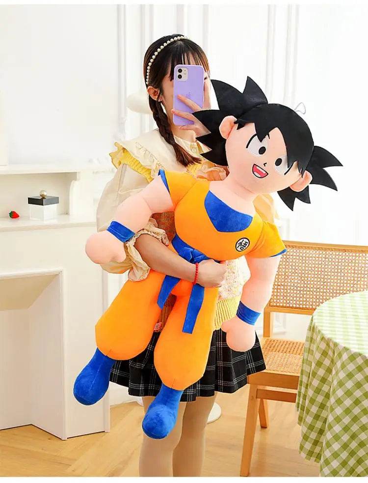 40/50/70CM Anime Dragon Ball Son Goku Plush Doll Pillow Large Kawaii Soft Stuffed Toy - ToylandEU