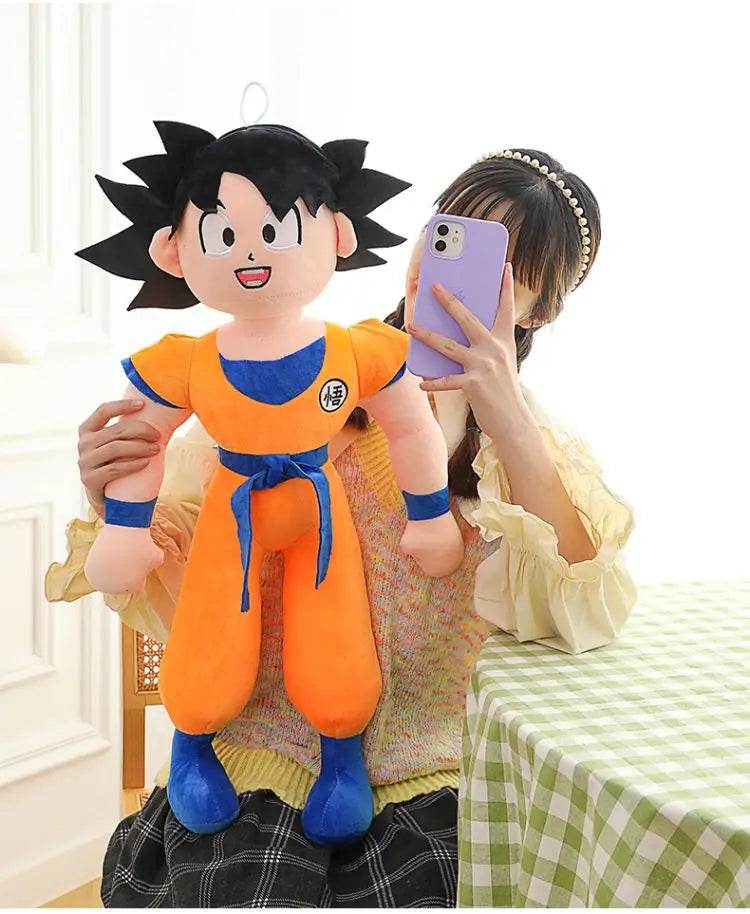 40/50/70CM Anime Dragon Ball Son Goku Plush Doll Pillow Large Kawaii Soft Stuffed Toy - ToylandEU