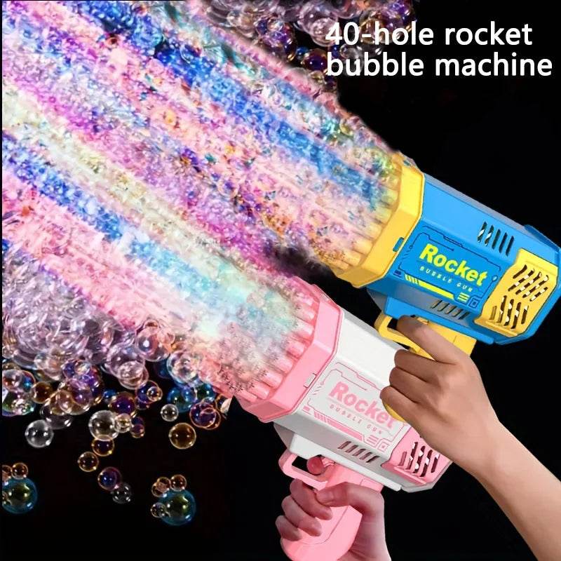 40 Hole Bubble Machine Fully Automatic Light Outdoor Use - ToylandEU