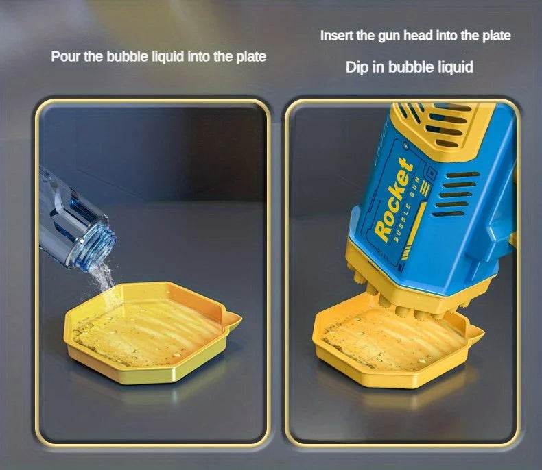 40 Hole Bubble Machine Fully Automatic Light Outdoor Use - ToylandEU