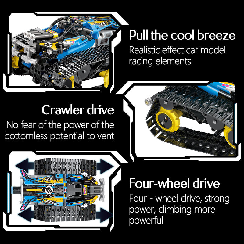 Toy Model Car Building Blocks with Remote Control - ToylandEU
