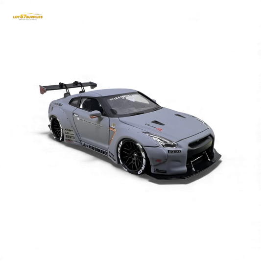 Error404 LB-Works Nissan Skyline GT-R R35 Fighter Grey Limited to 299 Pcs 1:64 - ToylandEU