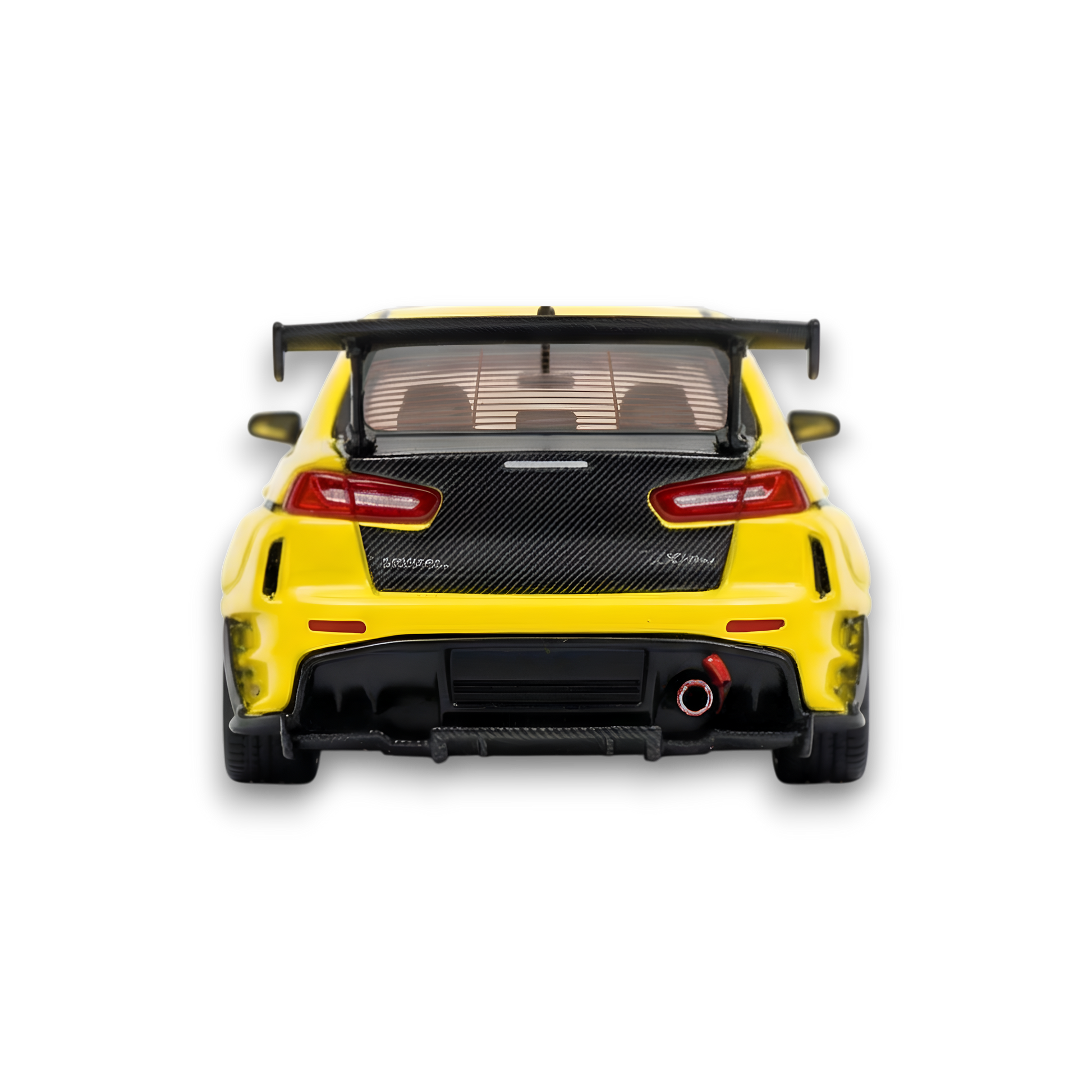 404ERROR Mitsubishi Evolution X Varis Widebody Yellow 1:64 - Lot57Supplies Diecast Shop