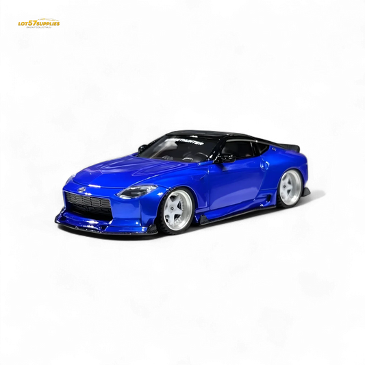 Error404 Nissan 400Z Candy blue Limited to 499 Units 1:64 Resin Model - ToylandEU