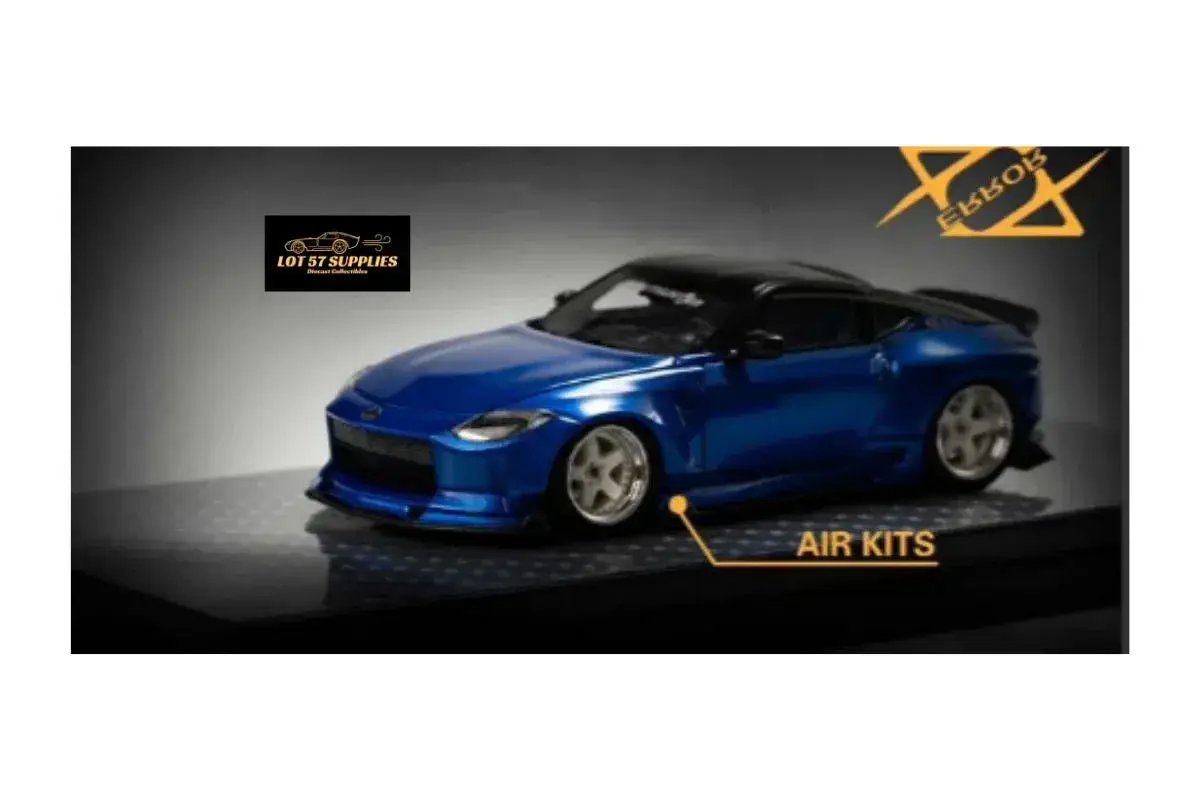 Error404 Nissan 400Z Candy blue Limited to 499 Units 1:64 Resin Model - ToylandEU