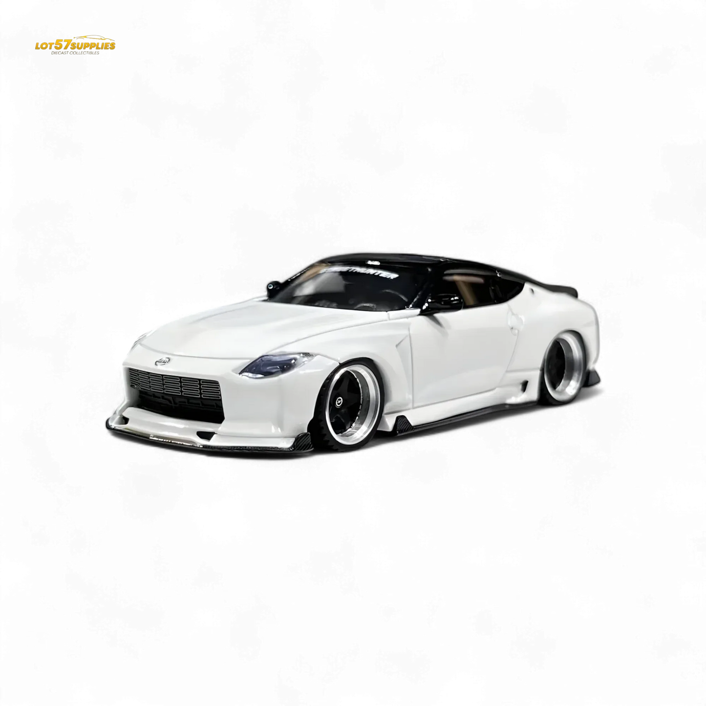 Error404 Nissan 400Z White Limited to 499 Units 1:64 Resin Model - ToylandEU