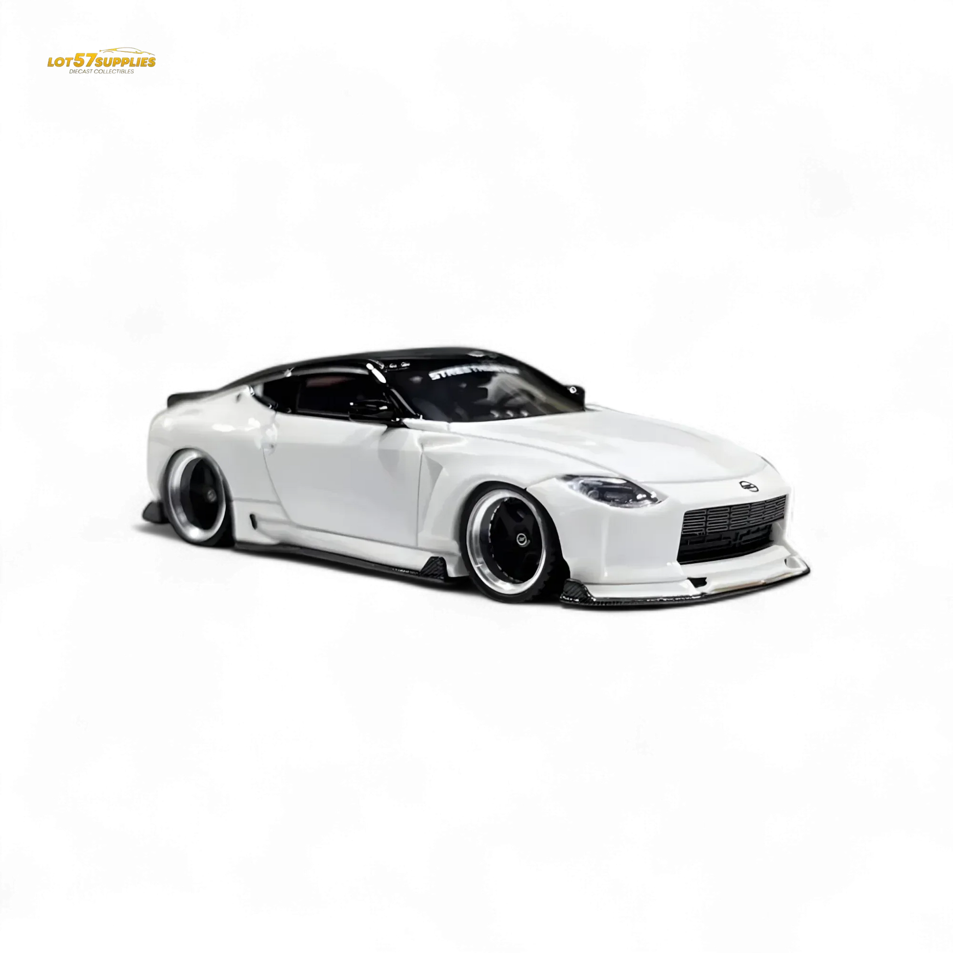 Error404 Nissan 400Z White Limited to 499 Units 1:64 Resin Model - ToylandEU