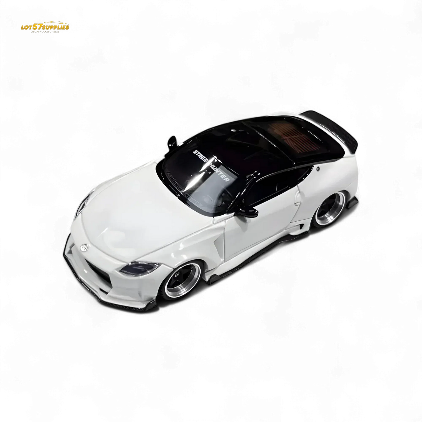 Error404 Nissan 400Z White Limited to 499 Units 1:64 Resin Model - ToylandEU