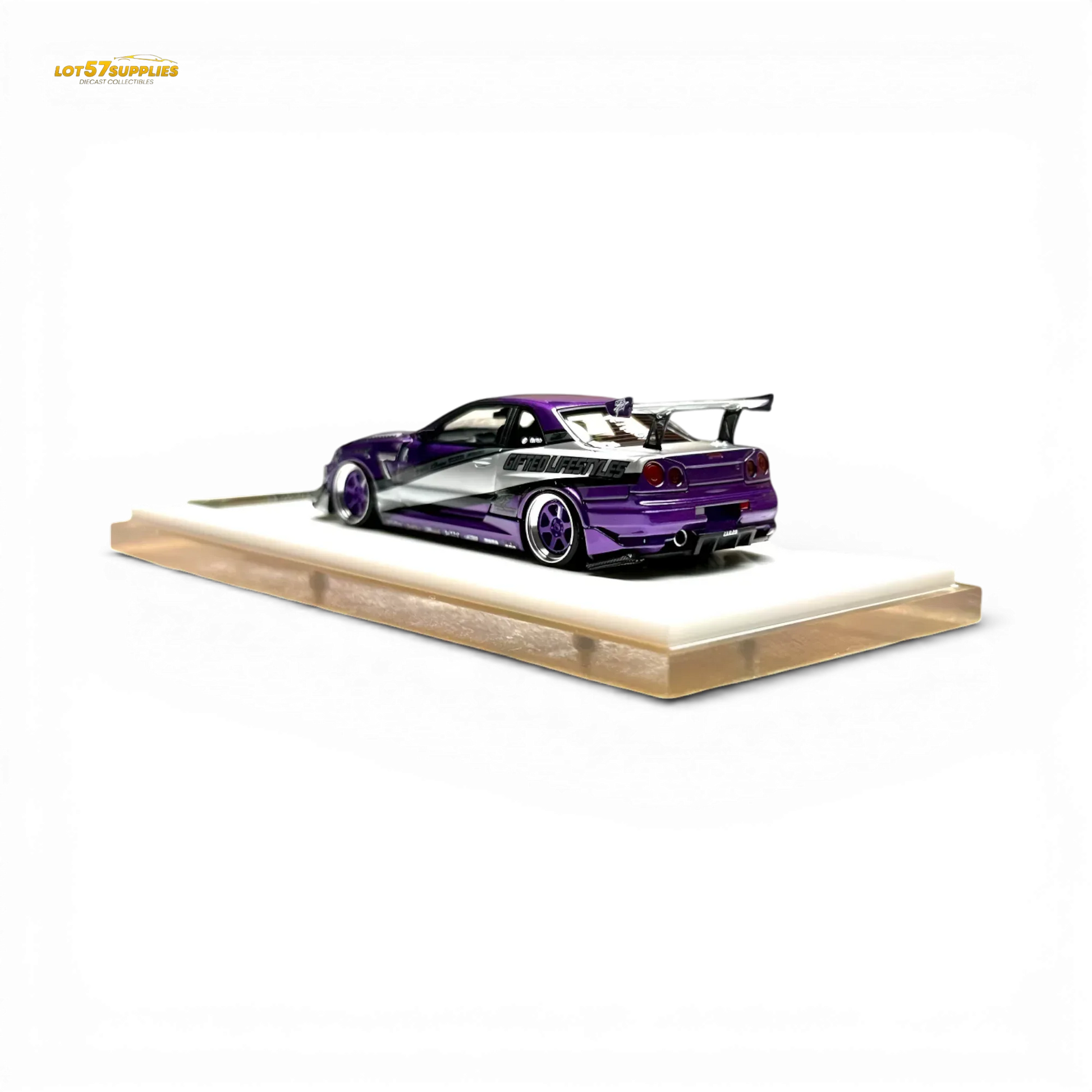 404ERROR x LOT 57 RYOHE's Skyline R34 "GIFTED" Resin 1:64 - ToylandEU