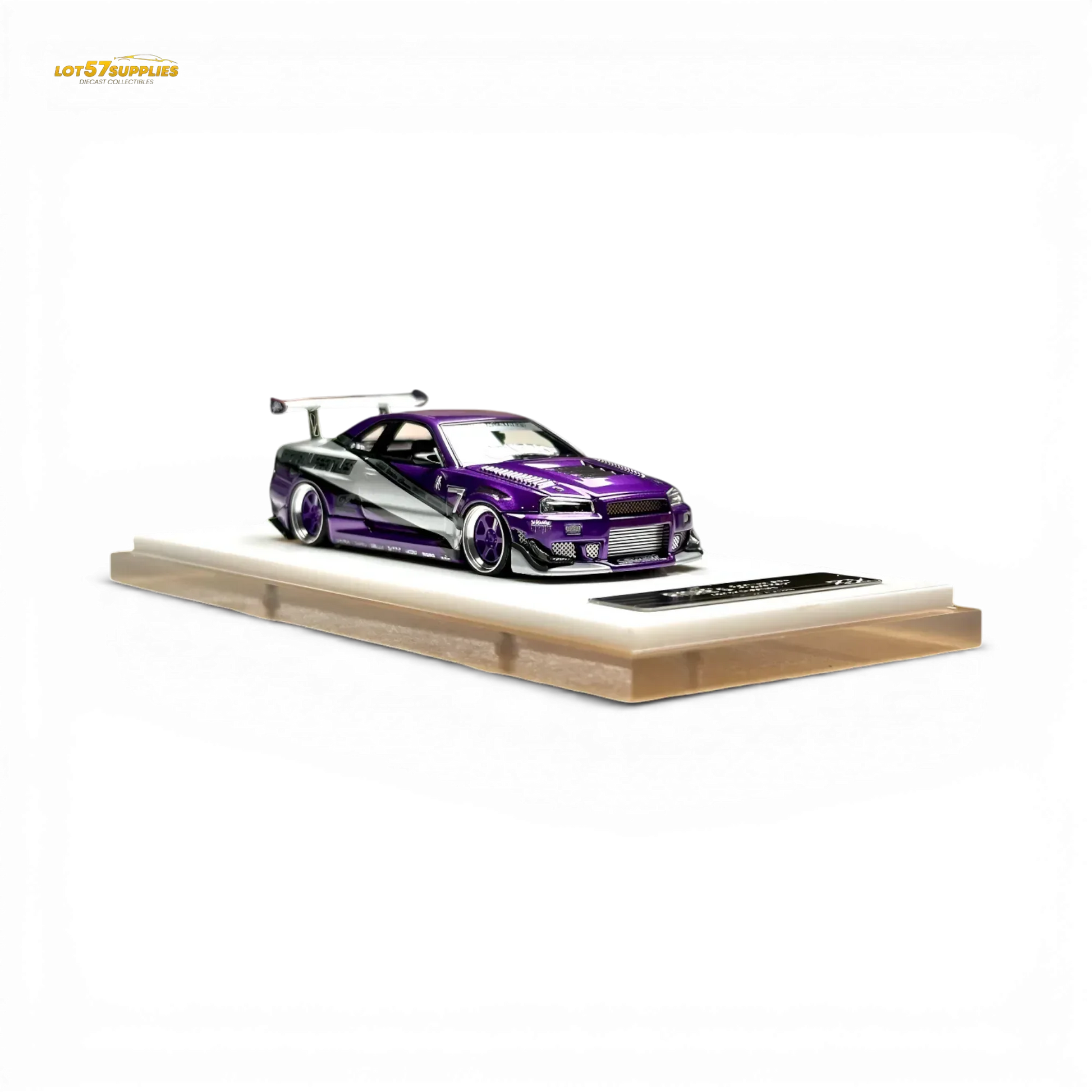 404ERROR x LOT 57 RYOHE's Skyline R34 "GIFTED" Resin 1:64 - ToylandEU