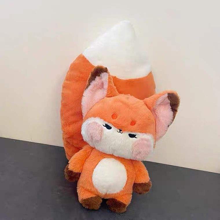 Big Tail Fox Plush Doll | PP Cotton