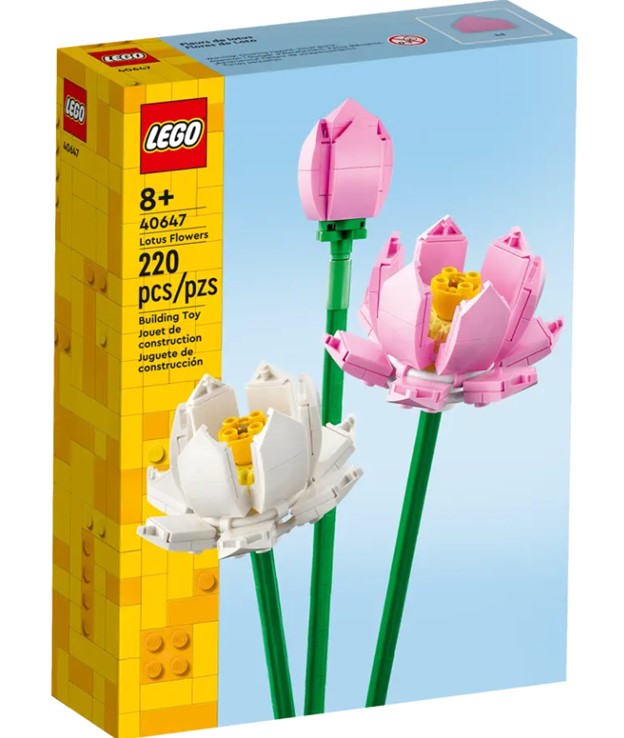 LEGO® Lotus Flowers Building Set | 220 Pieces | Ages 8 And Up