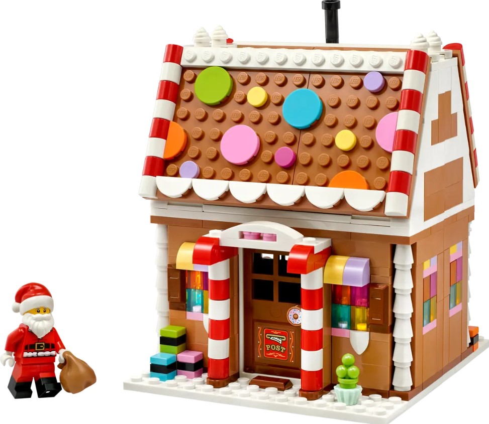 LEGO® Festive Gingerbread House Set 40809 | 498 Pieces | Ages 10+