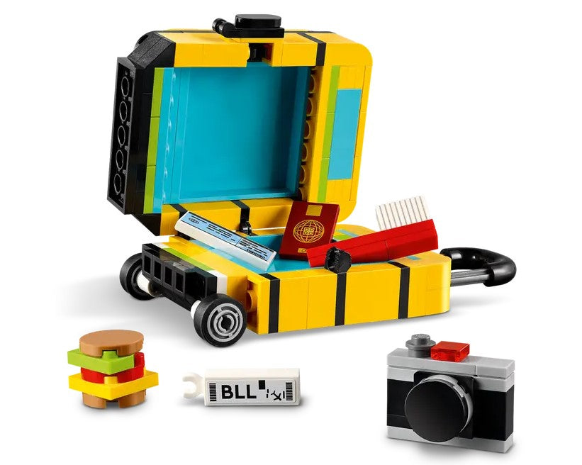 LEGO® Travel Suitcase | Yellow Building Set | 184 Pieces | Ages 7+