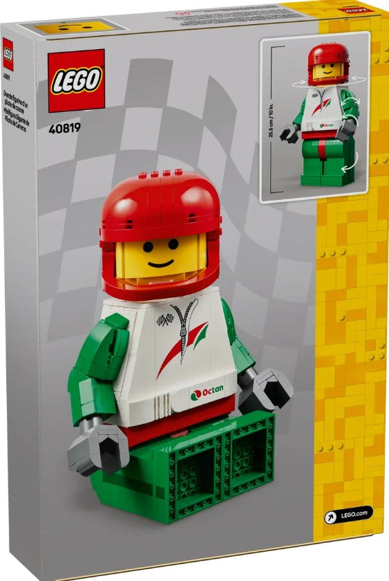 LEGO® Up Scaled Racing Driver Minifigure | 694 Pieces | Ages 10 And Up