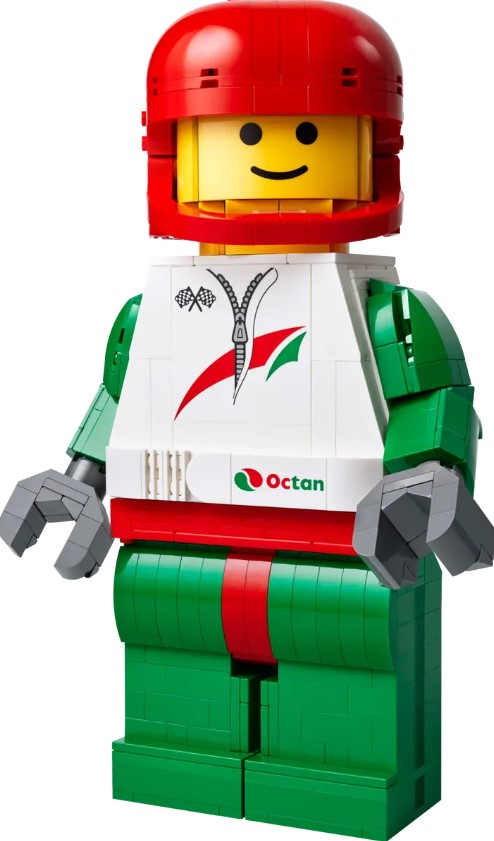 LEGO® Up Scaled Racing Driver Minifigure | 694 Pieces | Ages 10 And Up