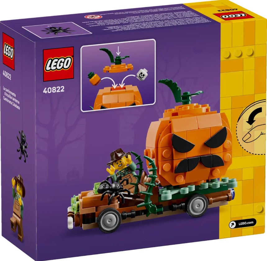LEGO® Jack-O-Lantern Pickup Truck | 177 Pieces | Ages 8 And Up | Halloween Set