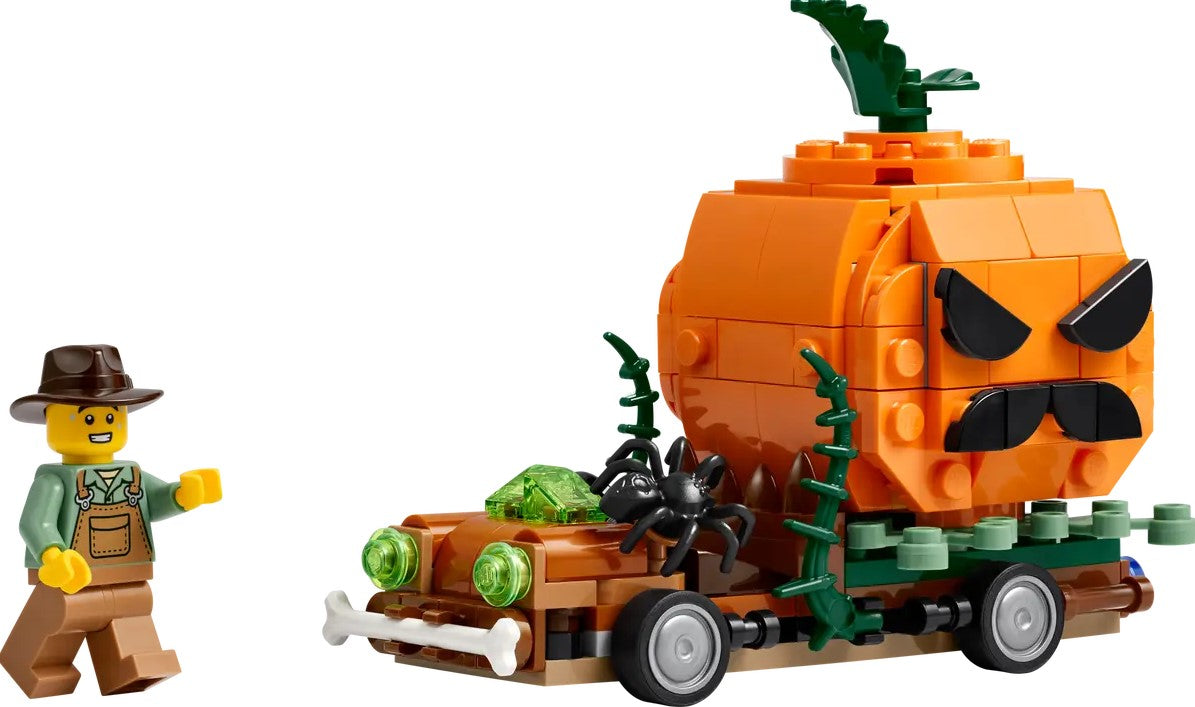LEGO® Jack-O-Lantern Pickup Truck | 177 Pieces | Ages 8 And Up | Halloween Set
