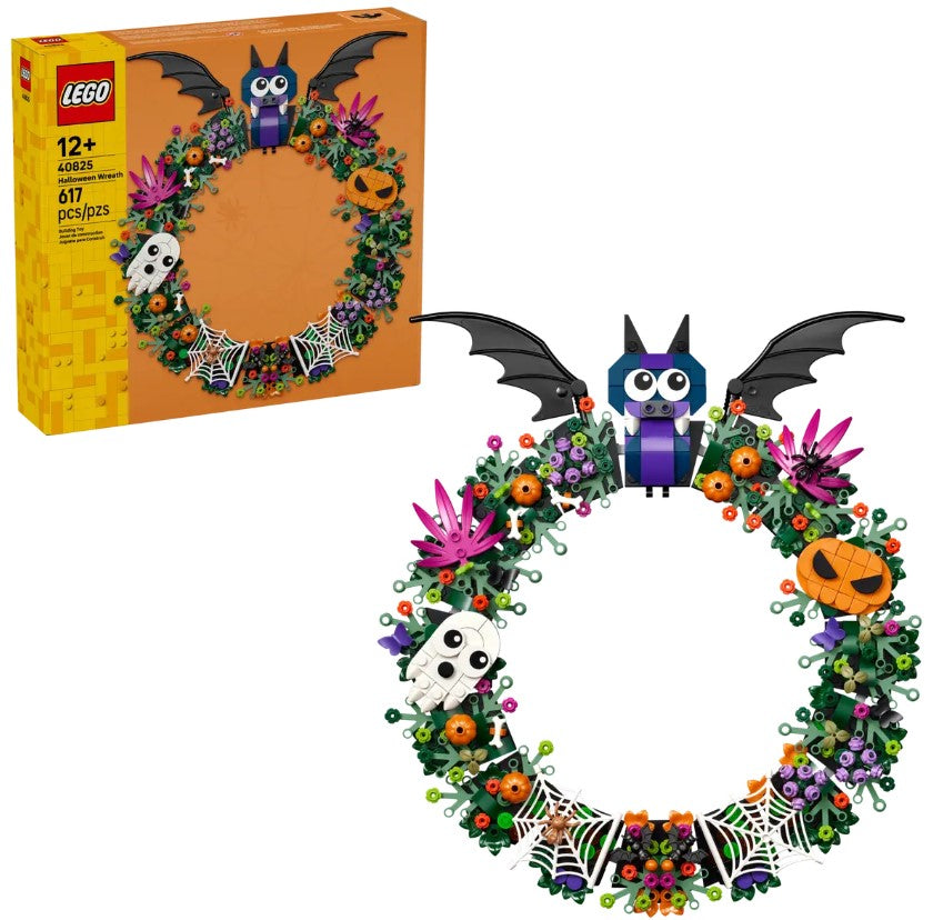 LEGO® Halloween Wreath | 617 Piece Building Set | Ages 12 And Up