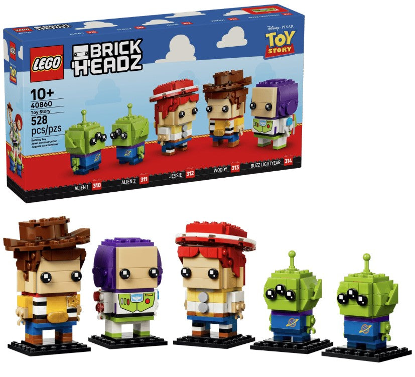 LEGO® Disney BrickHeadz Toy Story Set | 528 Pieces | Ages 10 And Up | 40860