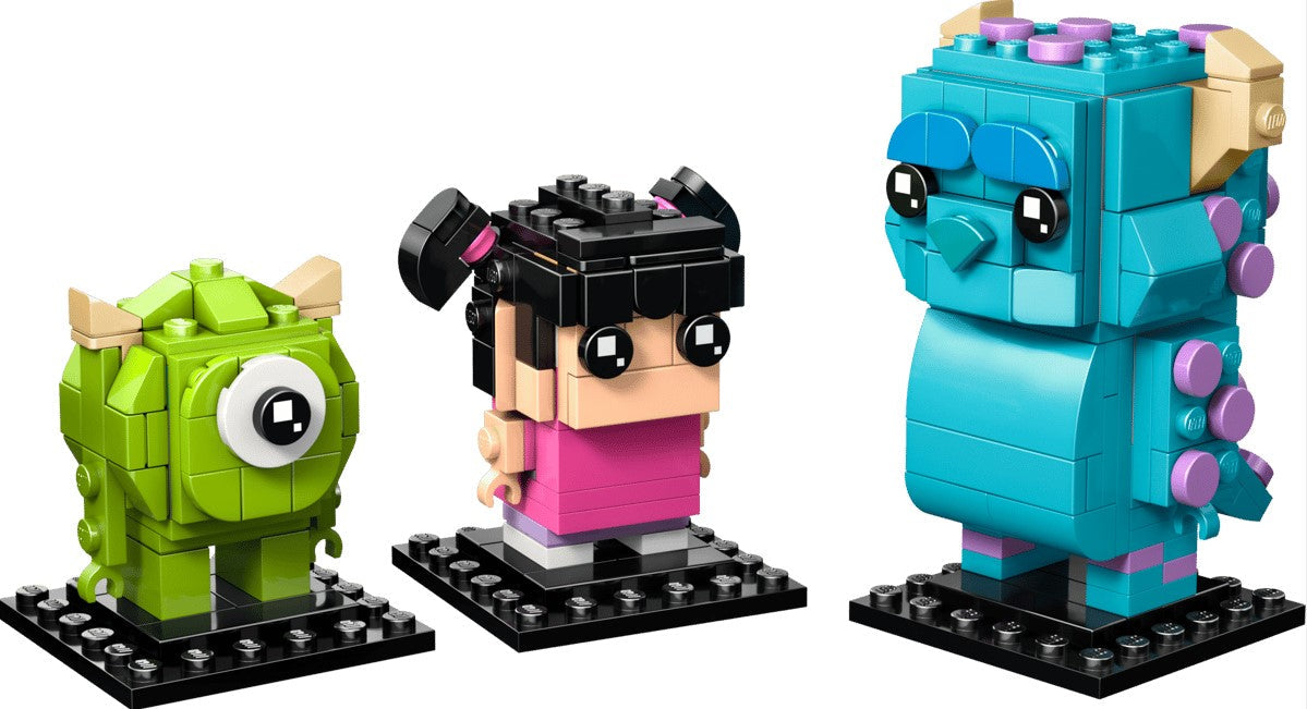 LEGO® BrickHeadz Disney Figures | Sulley, Mike And Boo | 303 Pieces | Ages 10+
