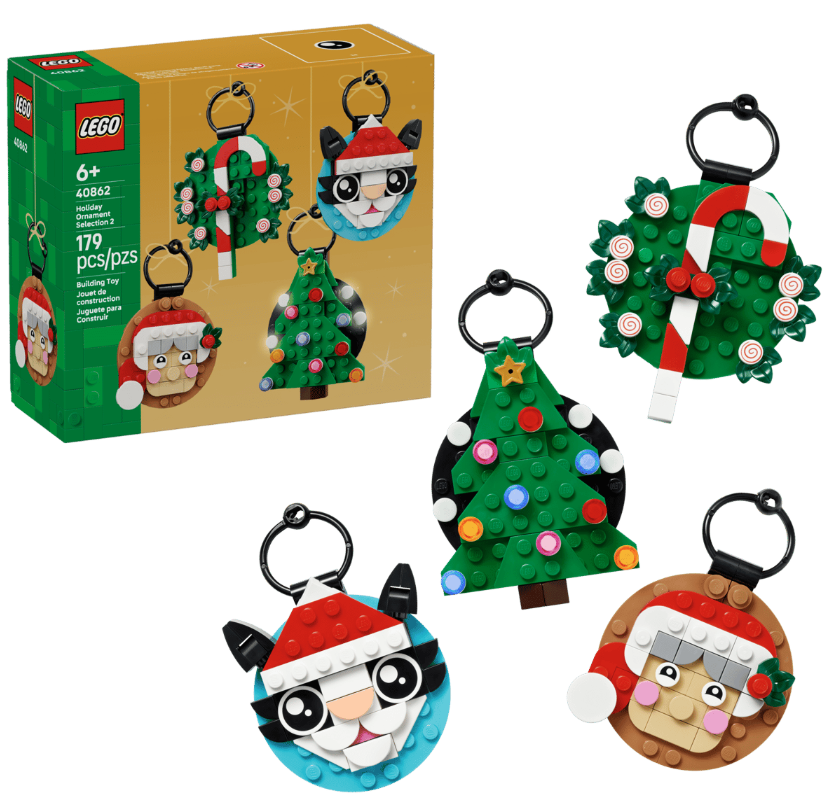 LEGO® Holiday Ornament Building Set | 179 Pieces | Ages 6 Plus | 40862